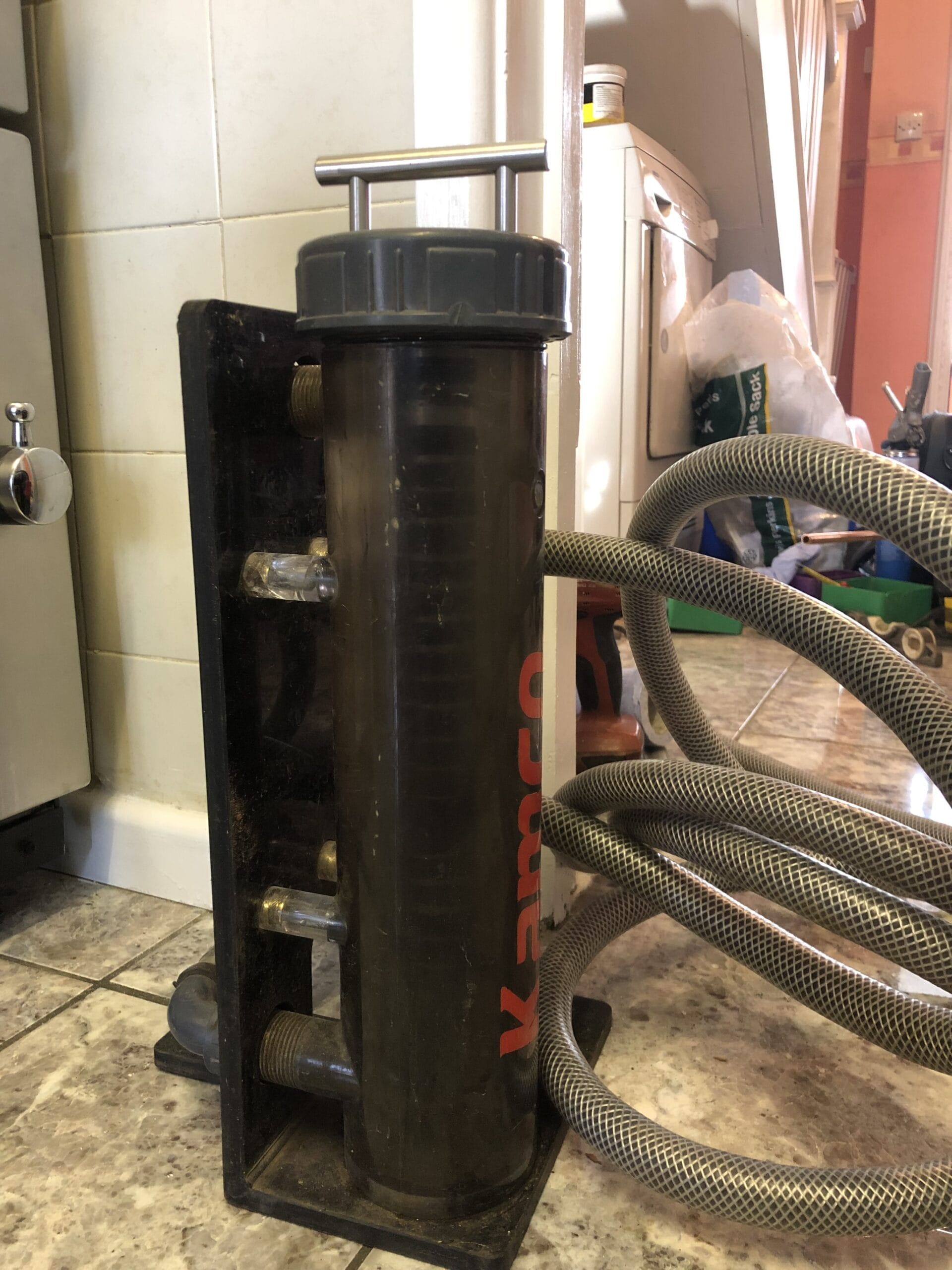 Power flushing service in Norwich using Kamco CombiMag equipment for heating system cleaning