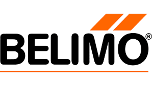 Belimo logo for HVAC actuators, valve controls and spare parts