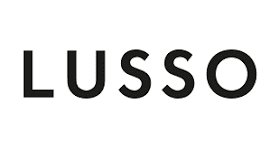 Lusso logo for luxury bathroom furniture, baths and fittings