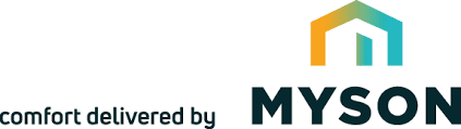 Myson logo for radiators, heating controls and spare parts