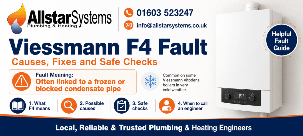 Viessmann F4 fault guide from Allstar Systems Plumbing and Heating