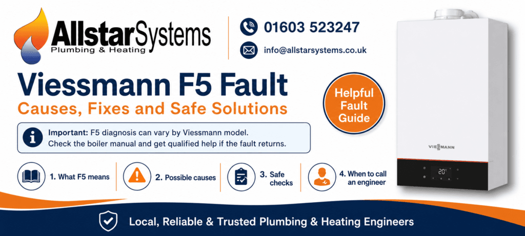 Viessmann F5 fault guide from Allstar Systems Plumbing and Heating
