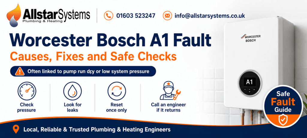 Worcester Bosch A1 fault guide from Allstar Systems Plumbing and Heating