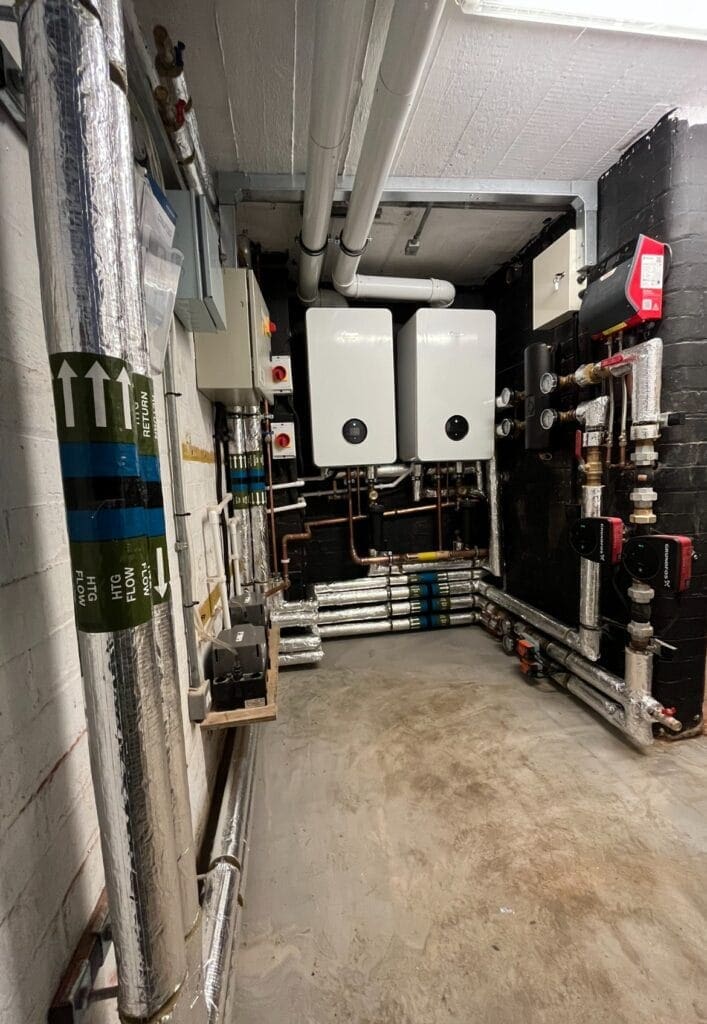 Worcester Bosch Condens 7000 boiler for commercial heating, hot water performance and efficient system control